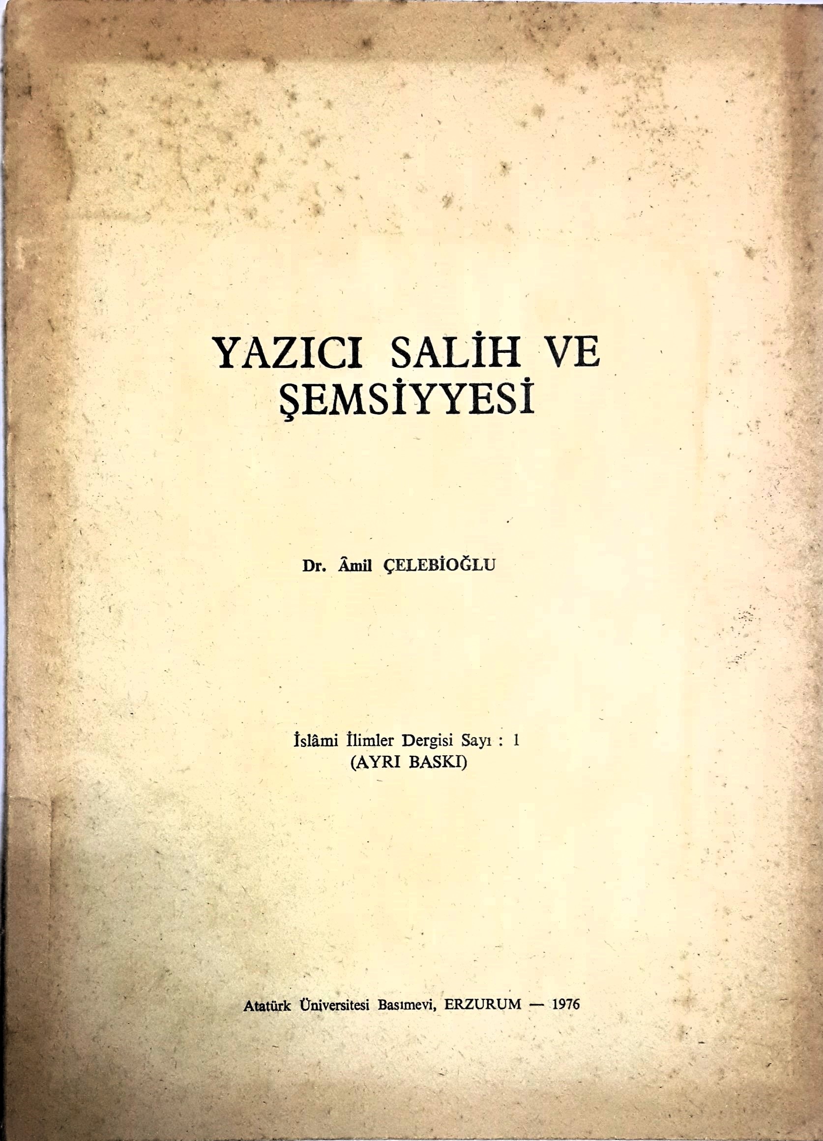 Yazıcı Salih ve Melhame